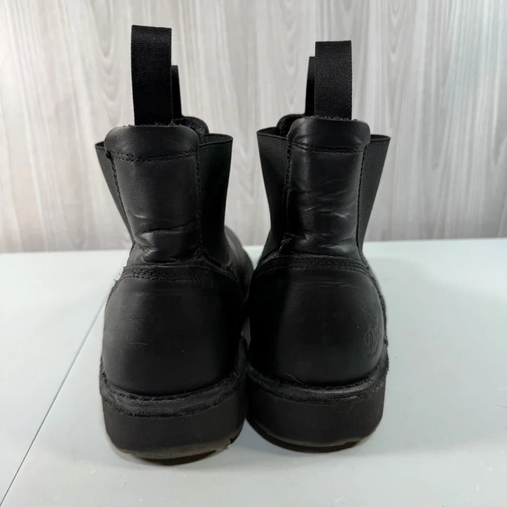 Danner Black Leather Men’s Chelsea Ankle Boot Vibram Sole‎ Comp Toe Sz 14